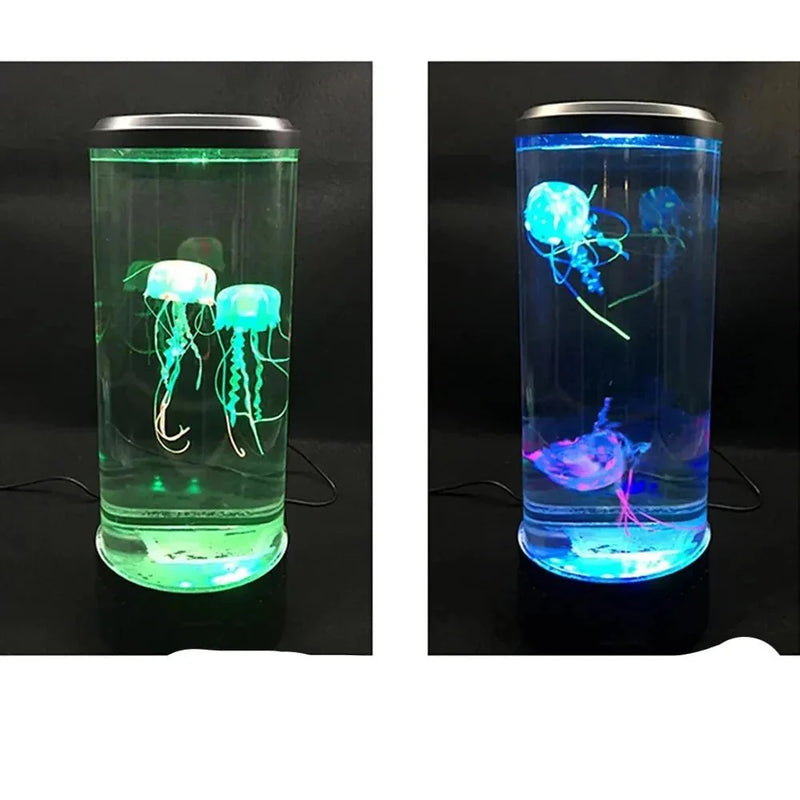 Luminária de Água-viva que Muda de Cor