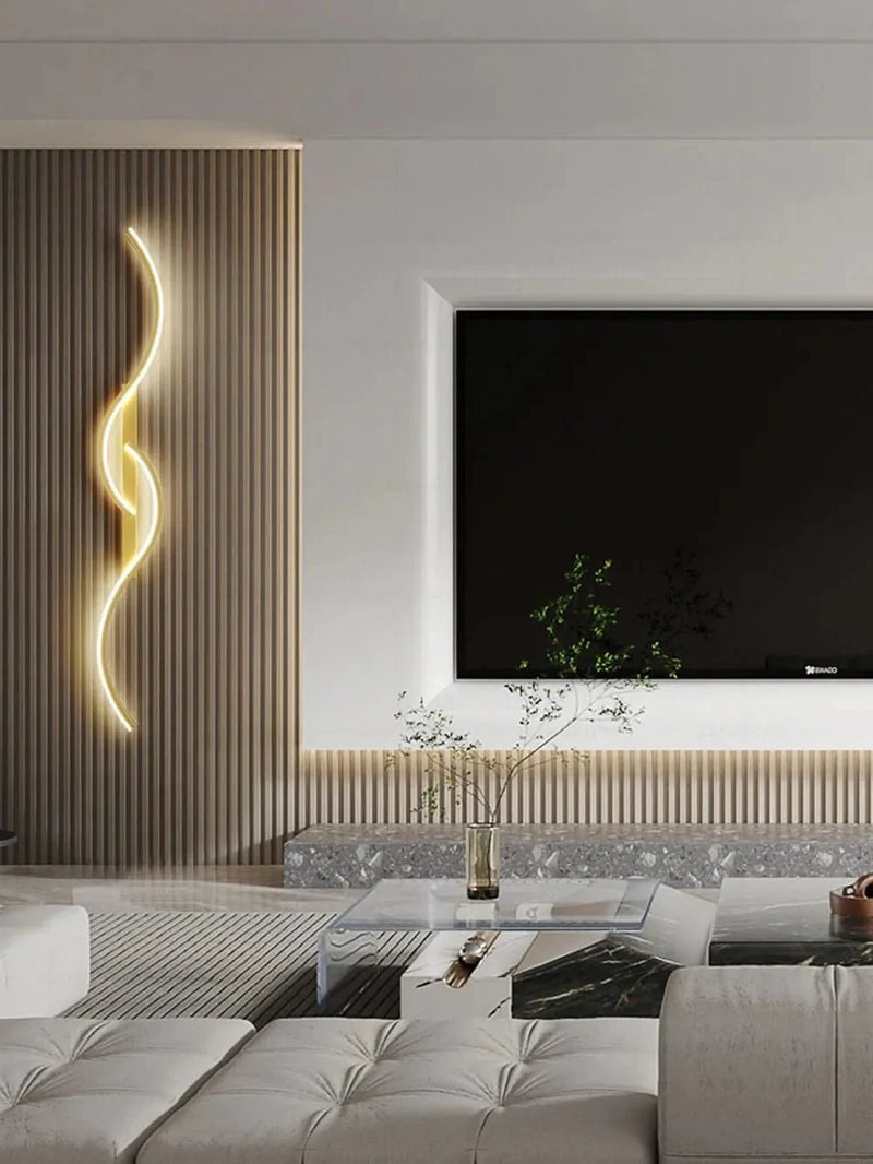 Luminária LED de Parede Moderna - Luz LED Minimalista para Quarto, Cabeceira, Luminárias de Parede