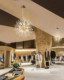 Luminária Pendente LED Artística Cristalina Modern Sky Star Fireball