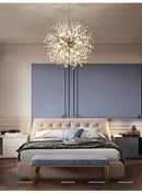 Luminária Pendente LED Artística Cristalina Modern Sky Star Fireball