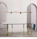 Lustre Pendente LED Moderno em Linha horizontal - 5 e 6 Leds