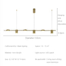 Lustre Pendente LED Moderno em Linha horizontal - 5 e 6 Leds