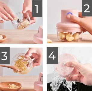 Mini Processador Elétrico de Alimentos Chopper Pro