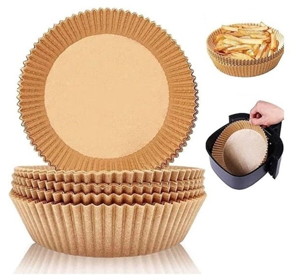 Papel Antiaderente para Airfryer - 50 unidades
