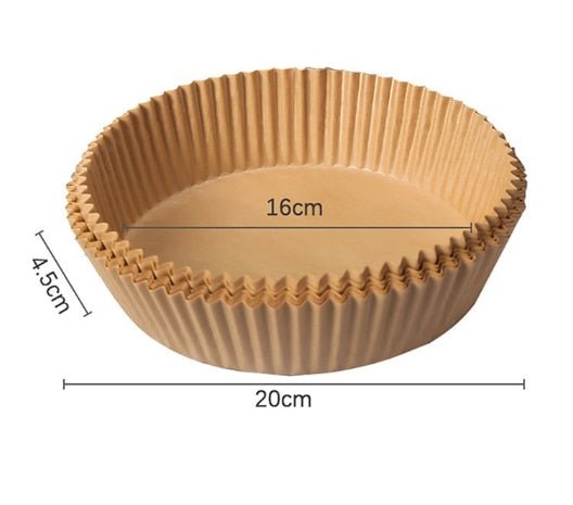 Papel Antiaderente para Airfryer - 50 unidades