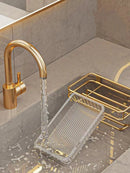 Porta-rolo de Papel Higiênico com suporte dourado