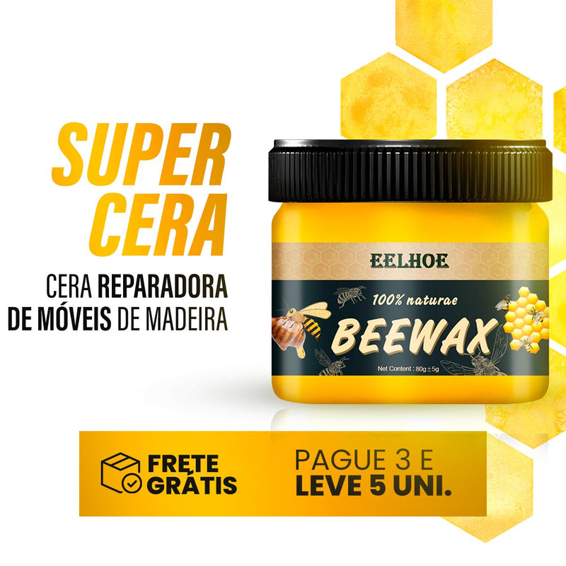 Super Cera Beewax - Cera Reparadora de Móveis de madeira
