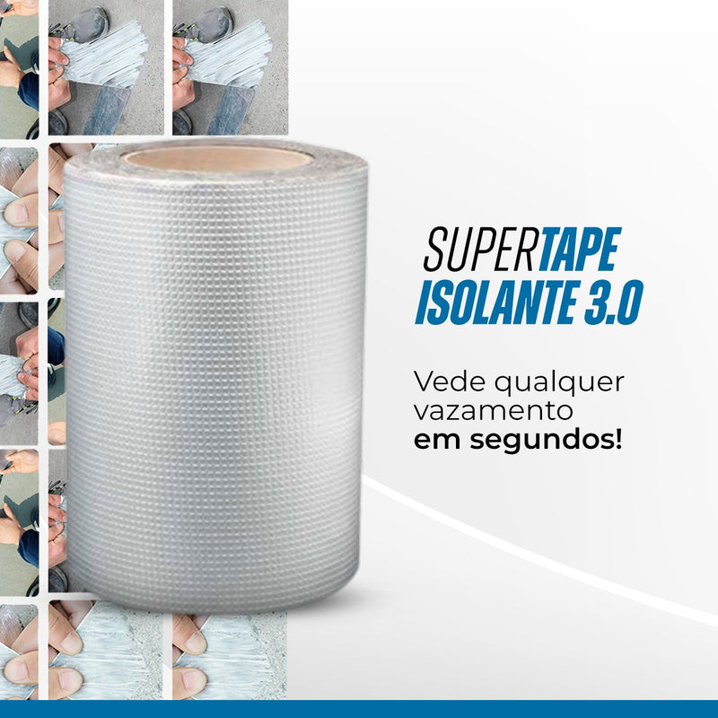 Super Tape Isolante 3.0 - Fita Adesiva de Vedação para Reparos de Vazamento de água