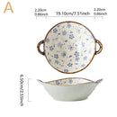 Tigela Doméstica em cerâmica, com alça para servir