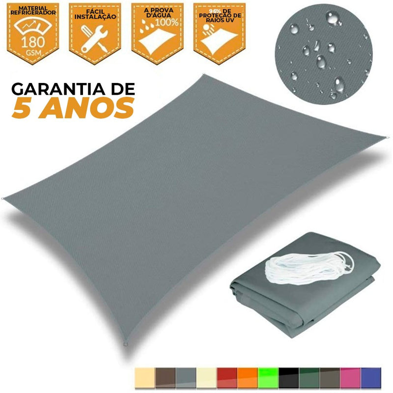 Toldo Retangular Impermeável - Frete Grátis