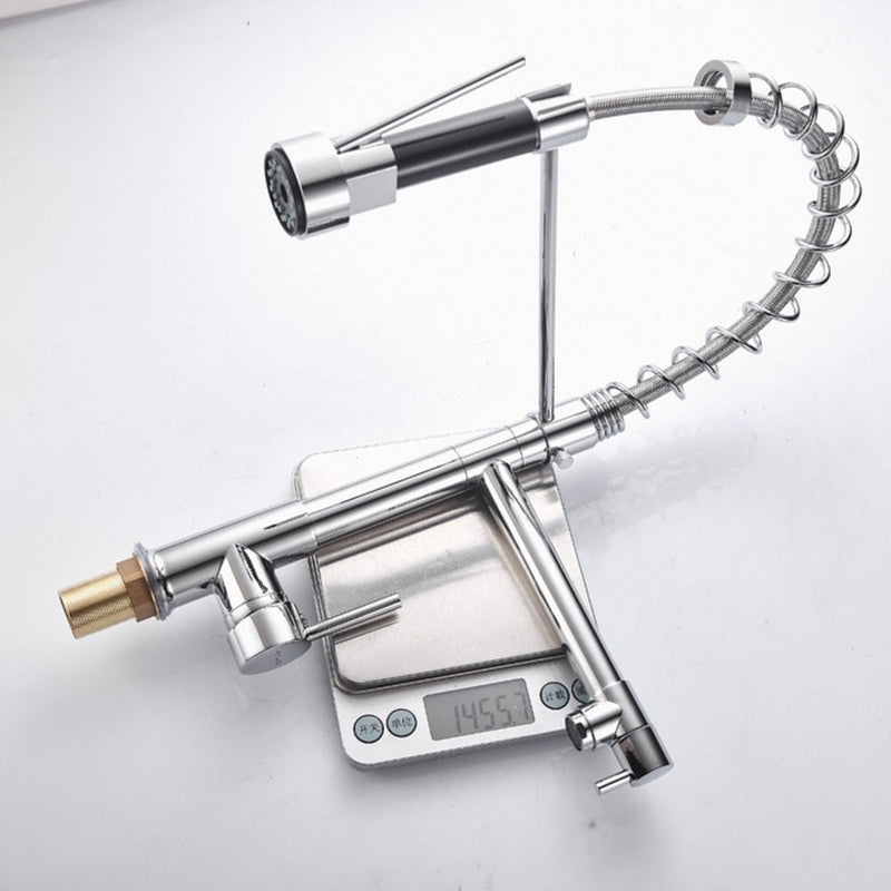 Torneira Gourmet de Cozinha Monocromada Com Spray Extensor