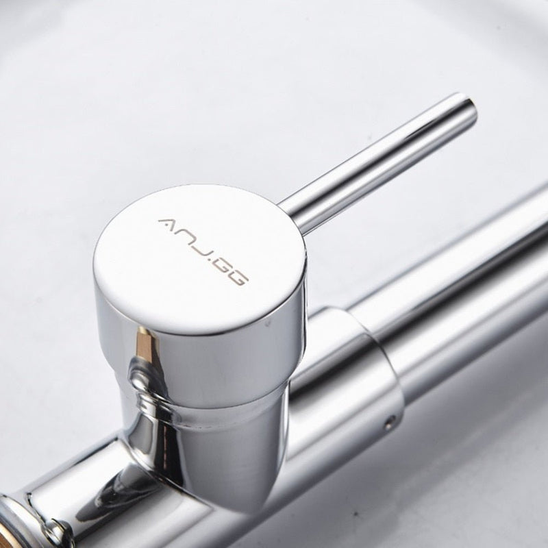 Torneira Gourmet de Cozinha Monocromada Com Spray Extensor