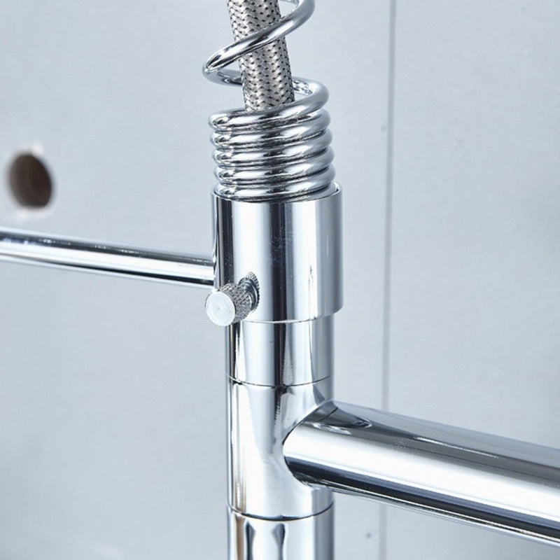 Torneira Gourmet de Cozinha Monocromada Com Spray Extensor